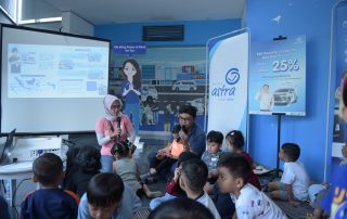 Hadirkan Literasi Keuangan untuk Anak Usia Dini dan Uji Emisi Kendaraan Roda Empat di Asuransi Astra Bogor